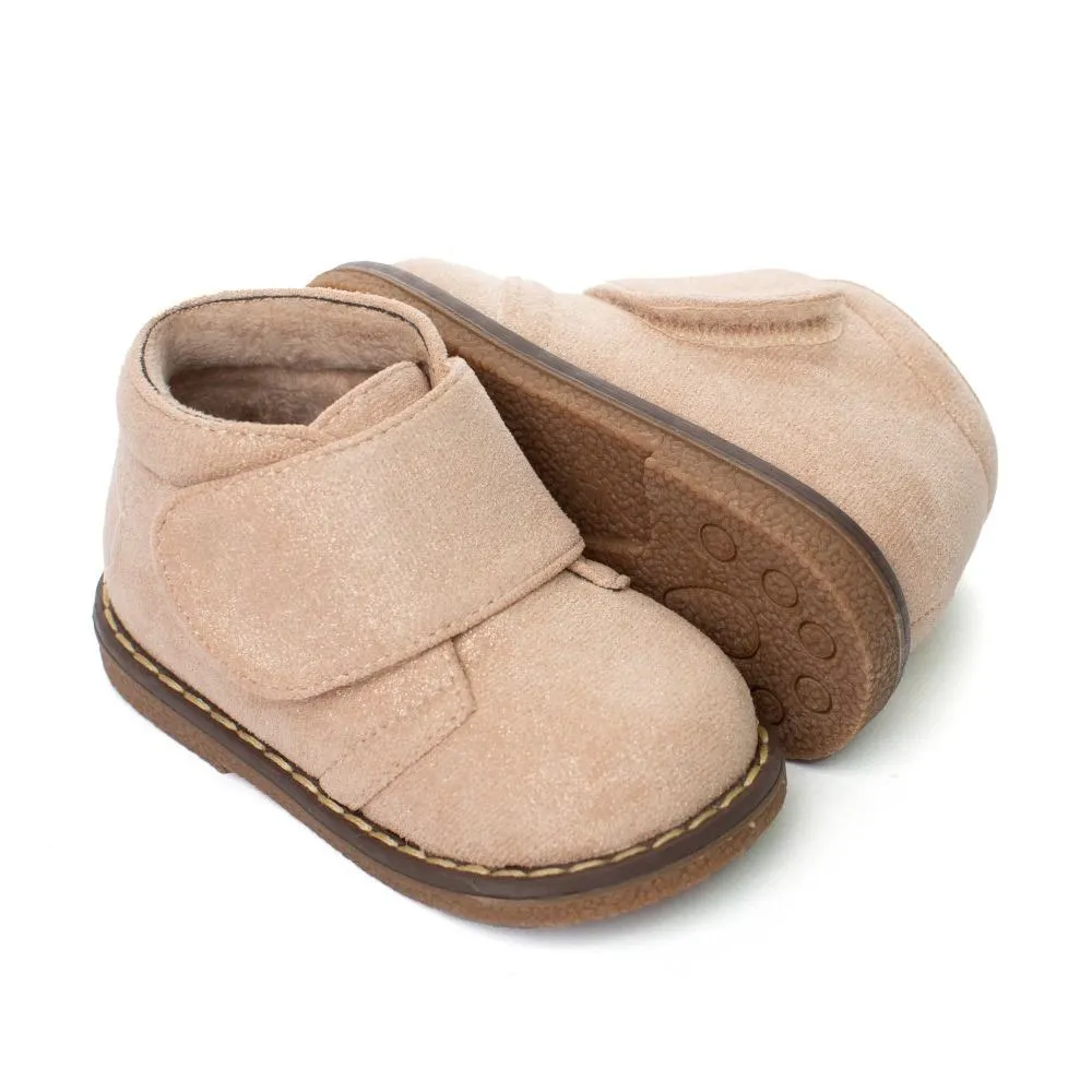 Botas Niña Beig Con Velcro
