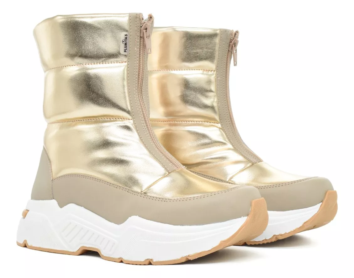 Botas Niños Pre Sky Nieve Lluvia Impermeable Plumitas 61