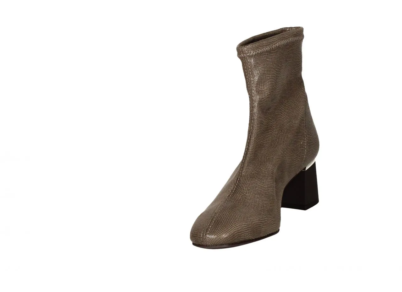 BOTIN ANTELICRA BRILLO TAUPE TACON FILO DORADO