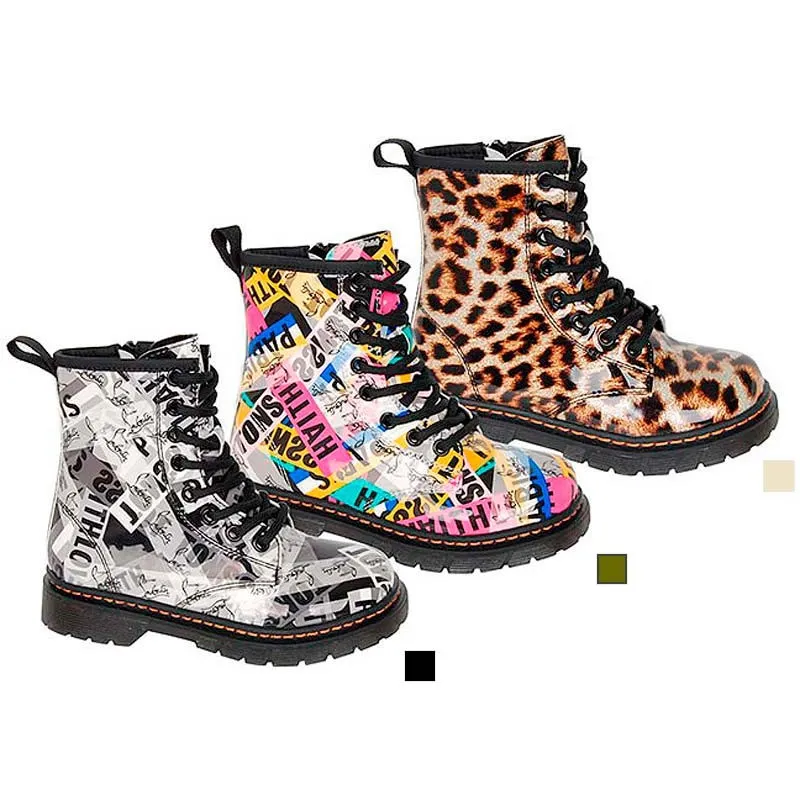 Botin niñas con charol