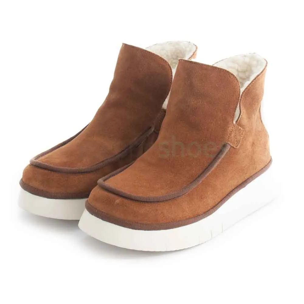 Botins FLY LONDON Coze348 Suede Rug Cognac P501348001