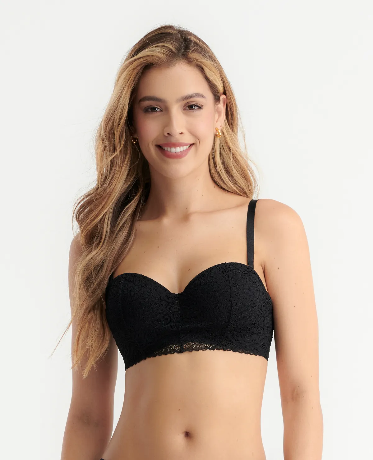 Brasier  realce medio | Tipo strapless | Con varillas | Con Powernet | Cargaderas graduables y removibles_Ref: 49230