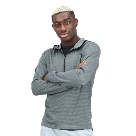 BUZO NEW BALANCE DE HOMBRE  TENACITY HOODED  MT21089LAN  GREY