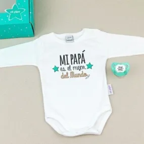 Cajita regalo bebé Mi Papá es el mejor del mundo