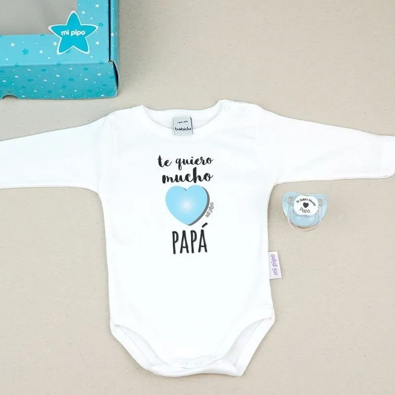 Cajita regalo bebé Te quiero mucho Papá