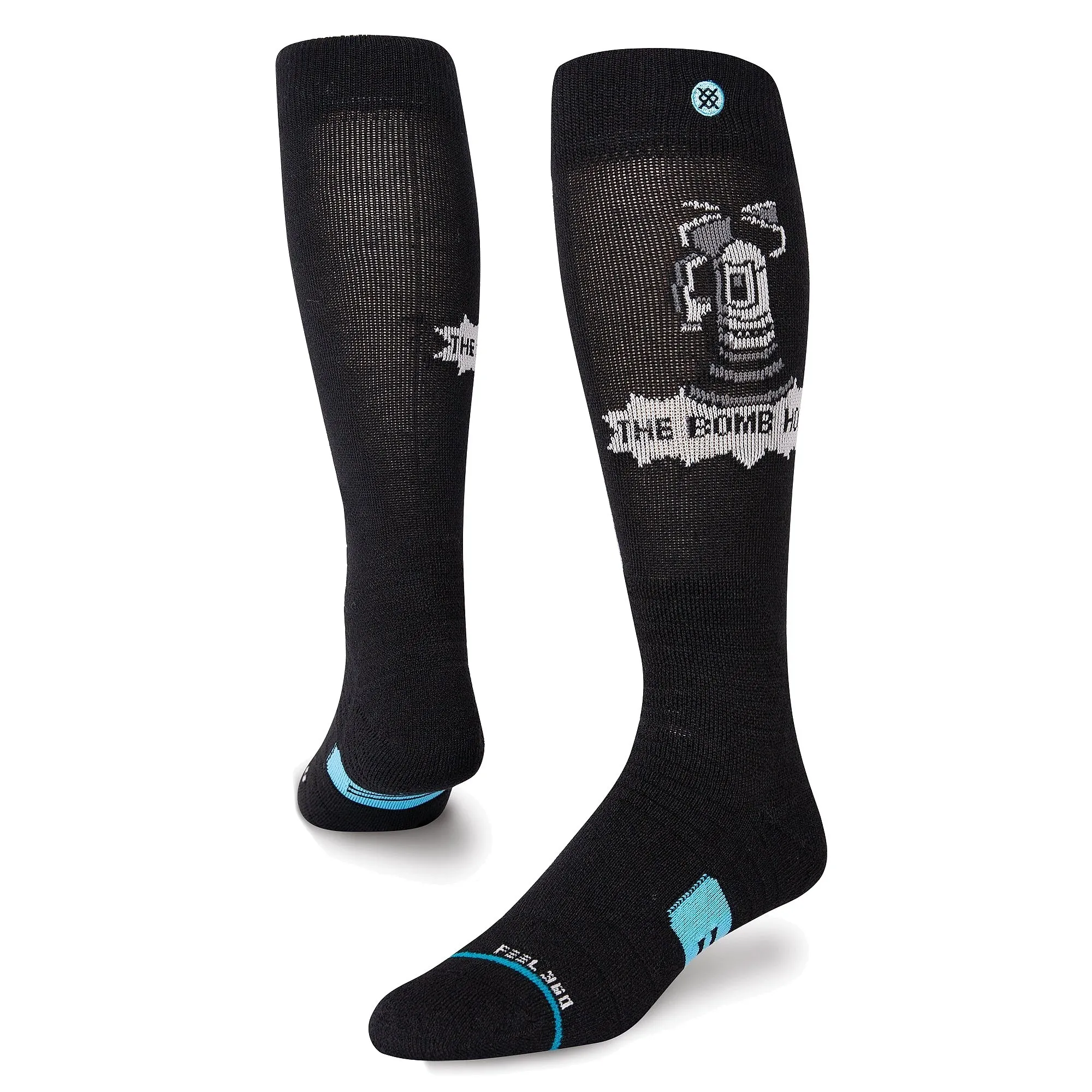 CALCETINES STANCE BOMB HOLE CREW  BLACK