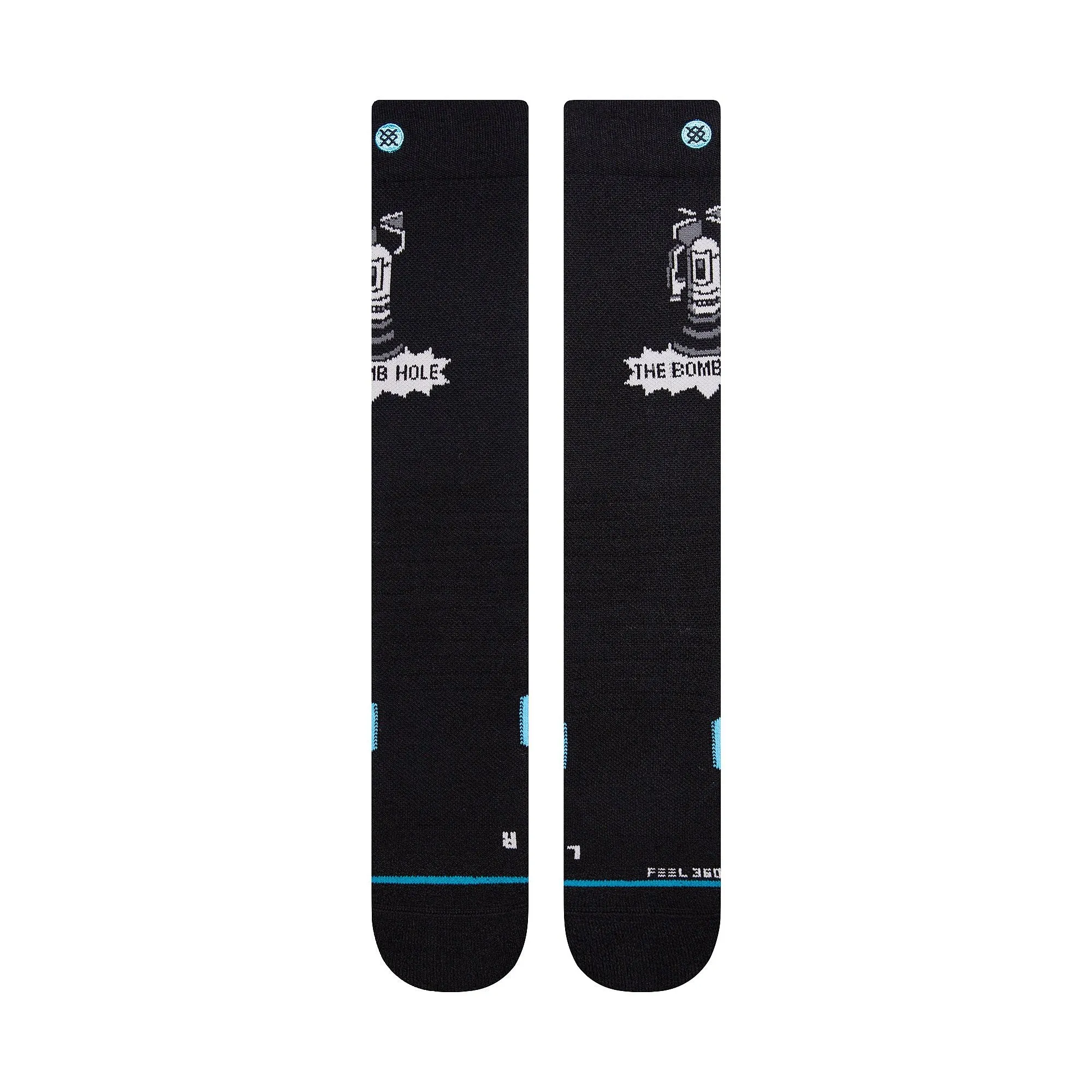 CALCETINES STANCE BOMB HOLE CREW  BLACK