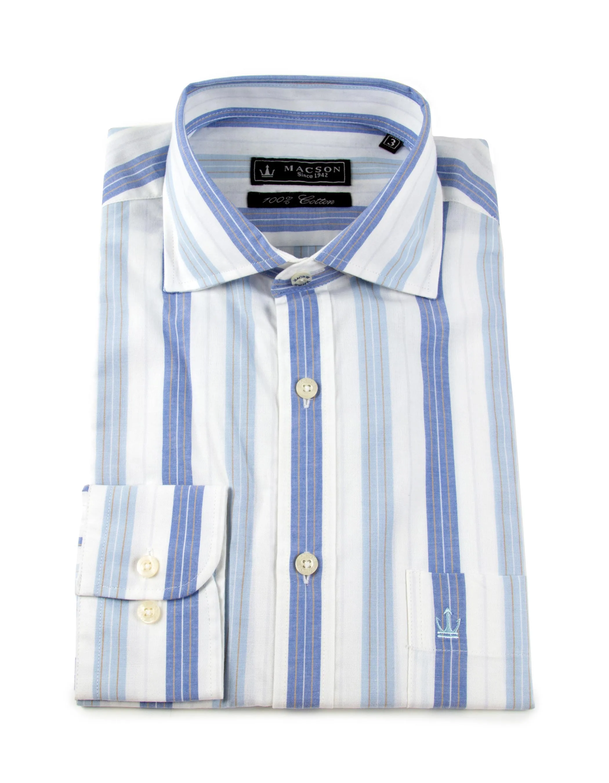 Camisa algodón rayas