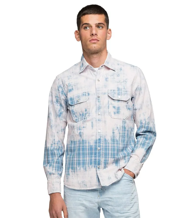 Camisa Para Hombre Shirt Replay 50878