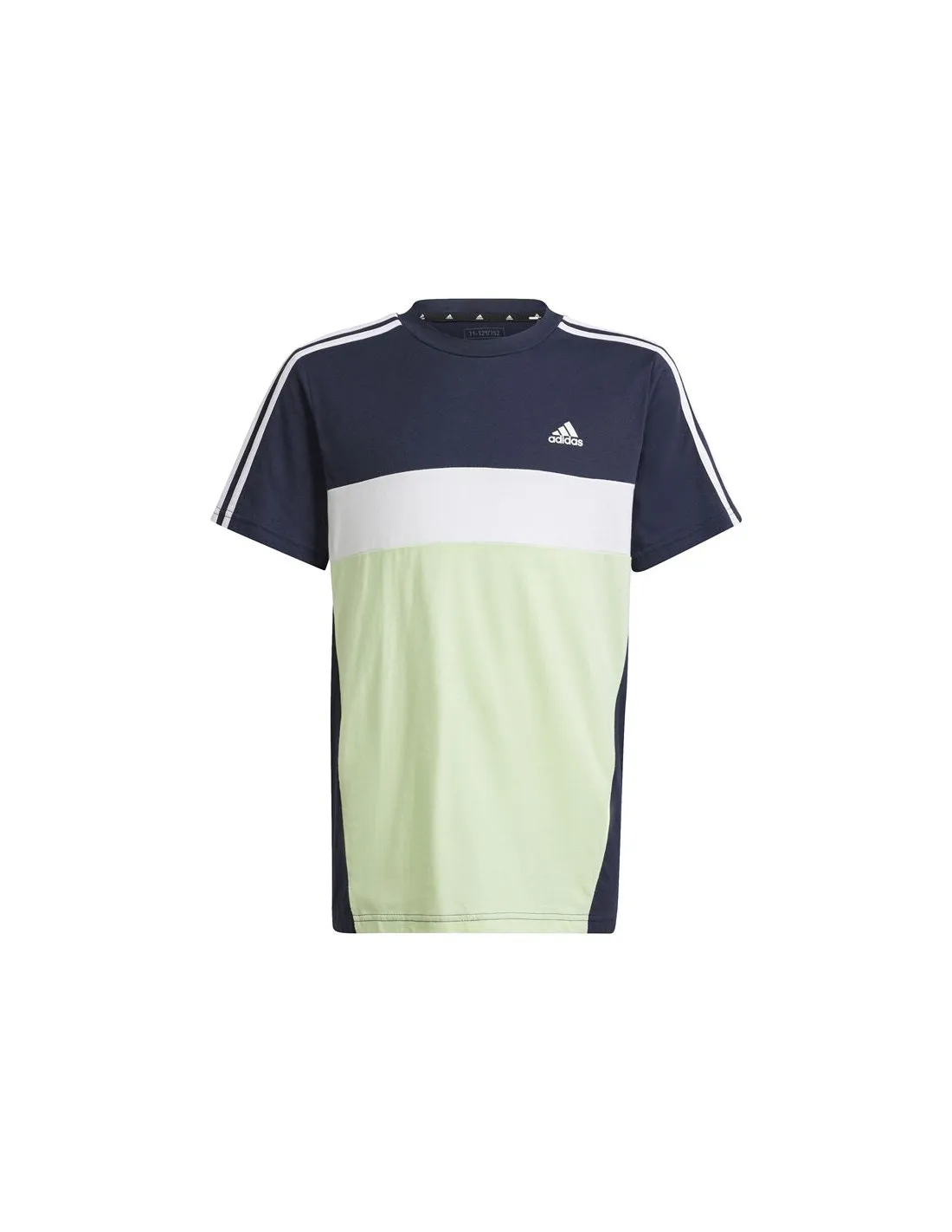 Camiseta adidas 3 Bnadas Infantil Azul