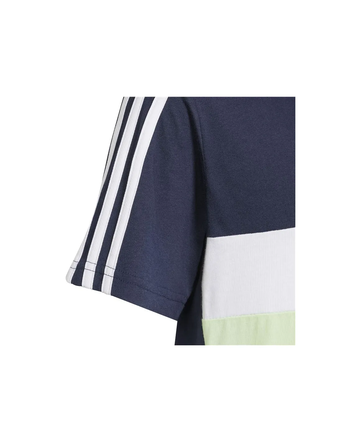 Camiseta adidas 3 Bnadas Infantil Azul