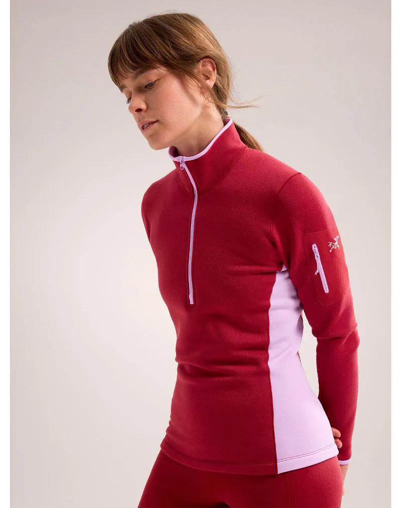 Camiseta arc'teryx Rho Heavyweight Zip Neck W