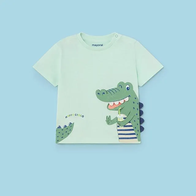 Camiseta bebé niño interactiva Mayoral