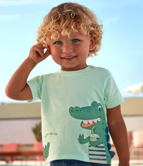 Camiseta bebé niño interactiva Mayoral