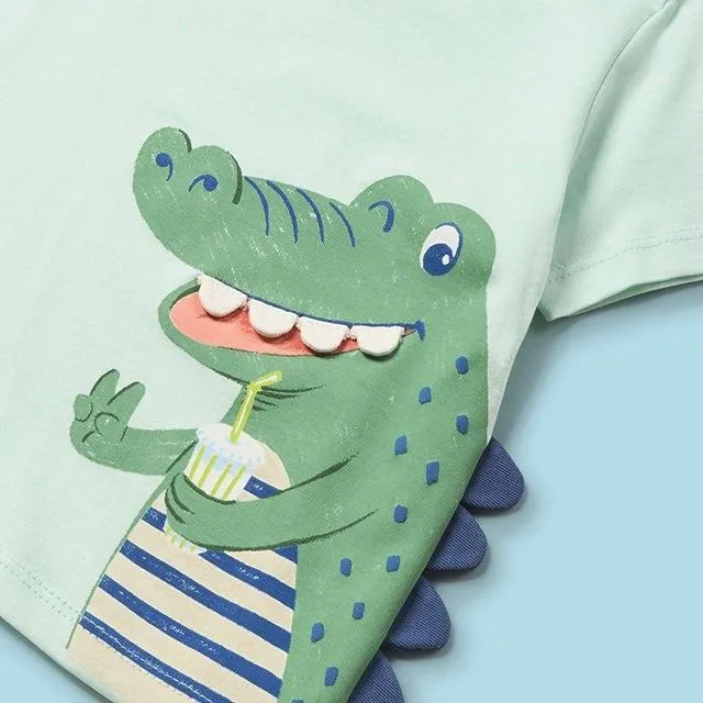 Camiseta bebé niño interactiva Mayoral
