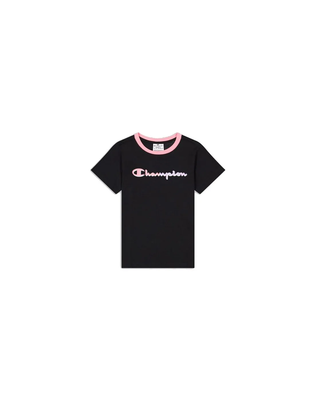 Camiseta Champion Crewneck Negro Niña