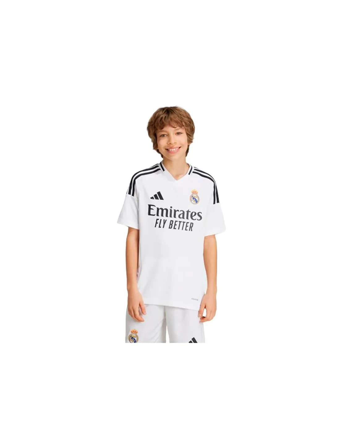 Camiseta de Fútbol adidas Real Madrid 24/25 Home Jersey Niño Blanco