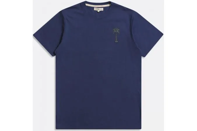 Camiseta Far Afield Embroidered Plams Navy