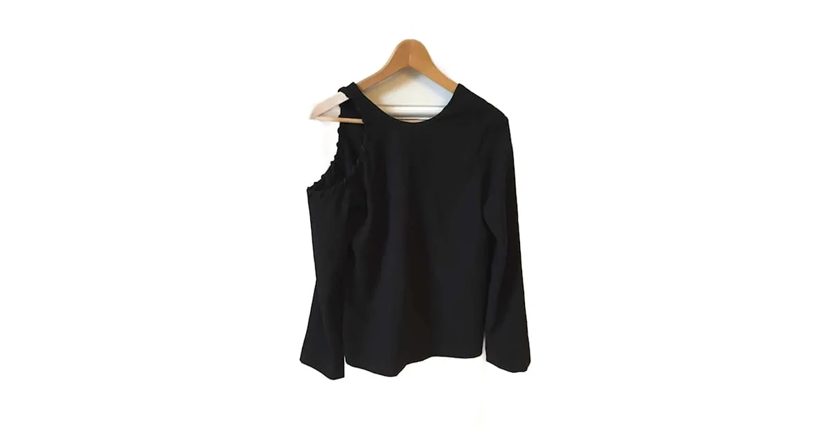 Camiseta IRO.fr 34 SINTÉTICO Negro 