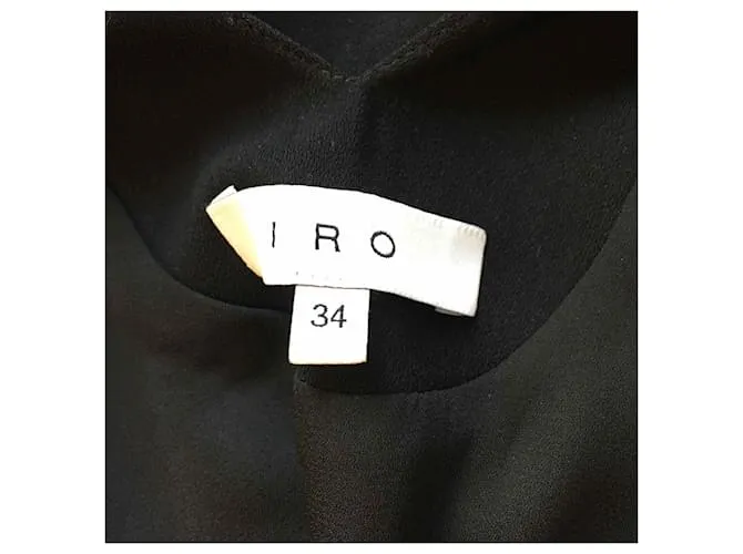 Camiseta IRO.fr 34 SINTÉTICO Negro 