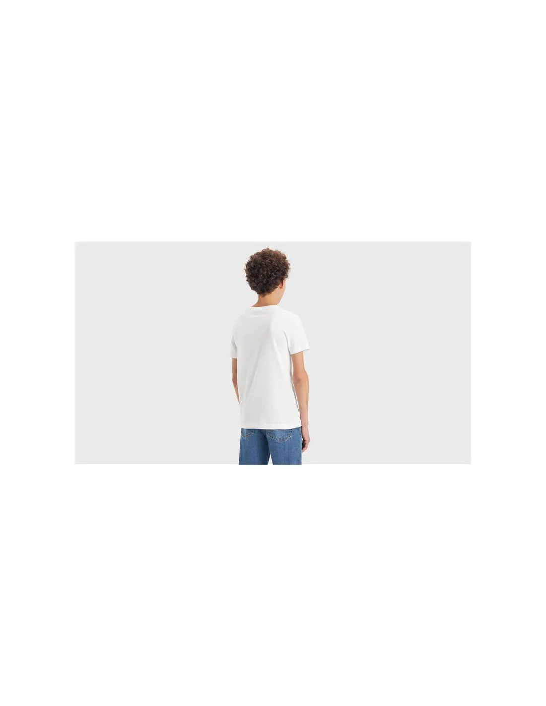 Camiseta Levi's Camo Poster Logo Bright Blanco Niño