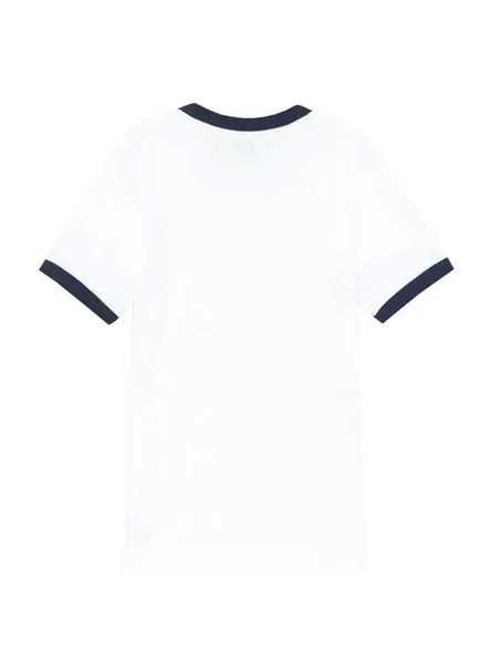camiseta levis ringer blanco para niño