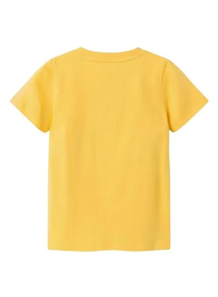 Camiseta Name It Freddis Amarillo Para Niño
