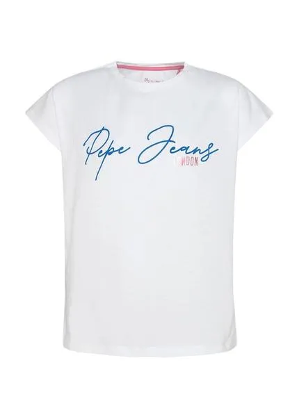 Camiseta Pepe Jeans Nina Blanco para Niña