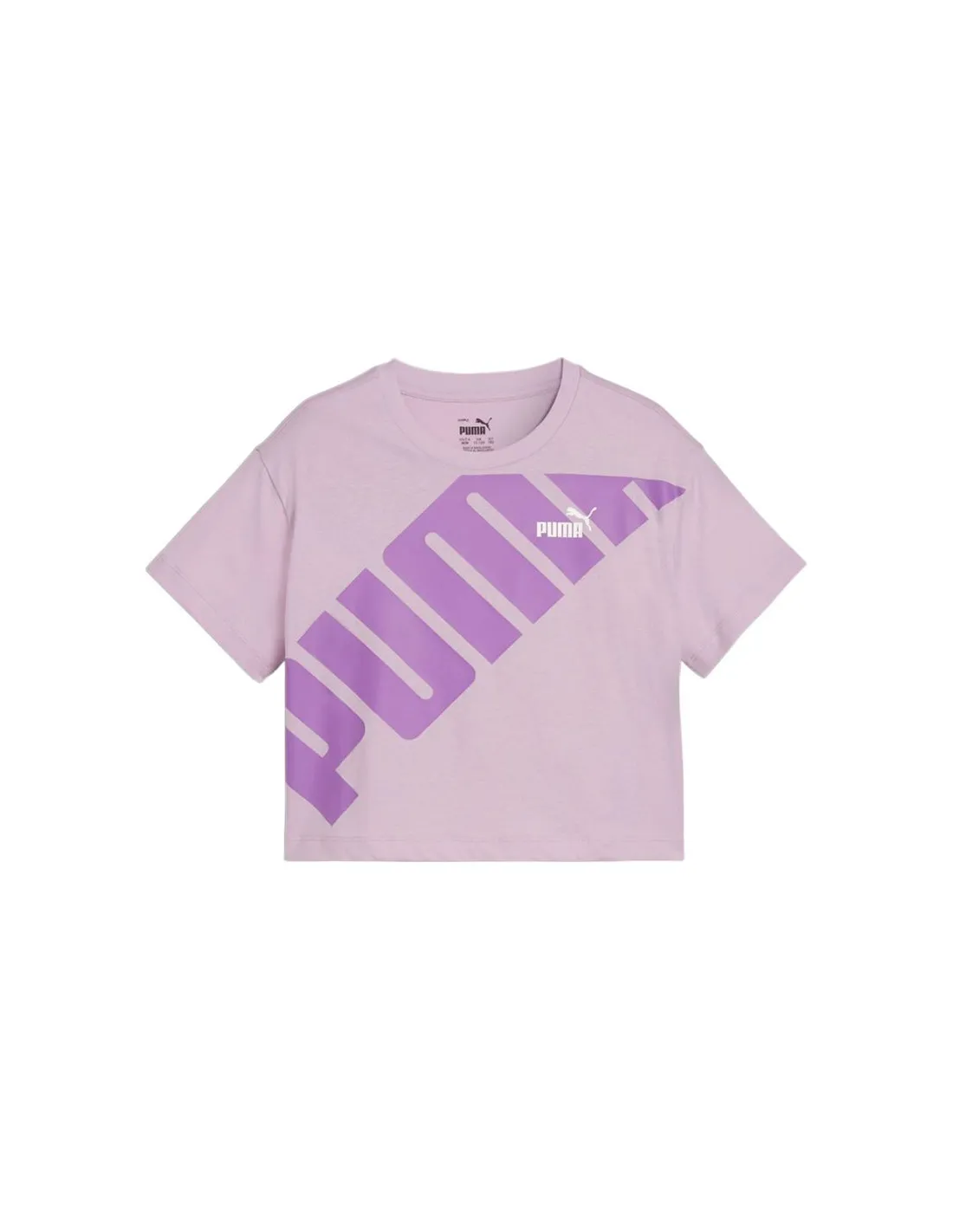 Camiseta Puma Power Lila Infantil
