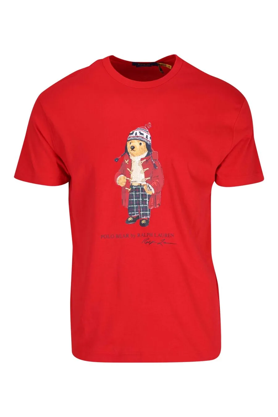 Camiseta roja con maxilogo 