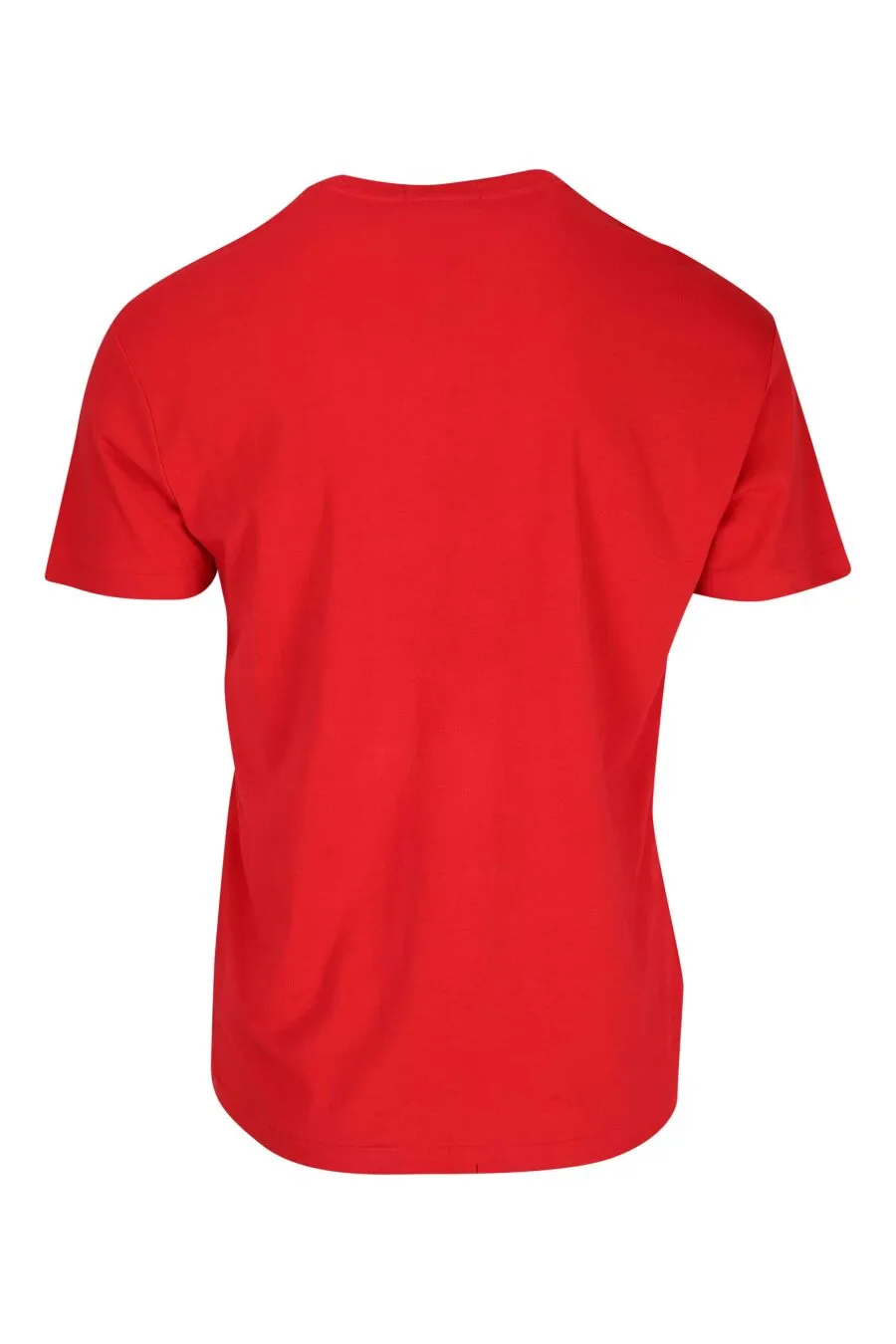 Camiseta roja con maxilogo 