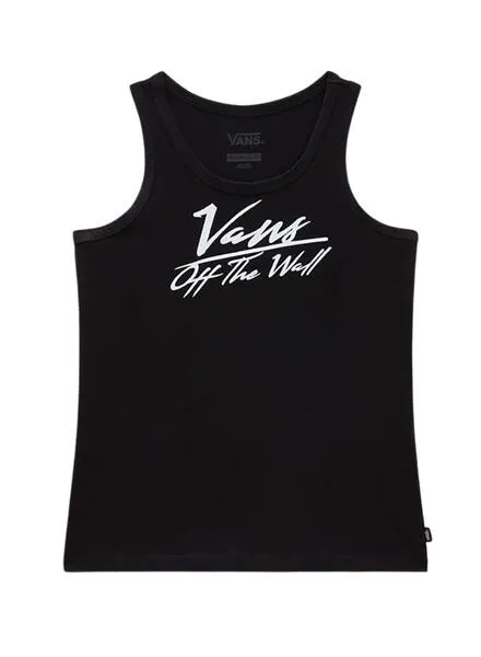 Camiseta Vans Go Anywhere Negro Para Niña