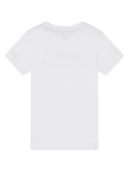 camisetea hackett logo blanco para niño