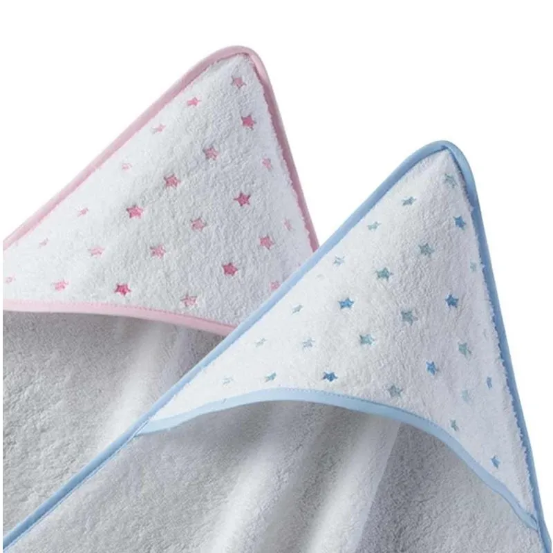 Capa de Baño bebé bordada Estrellitas