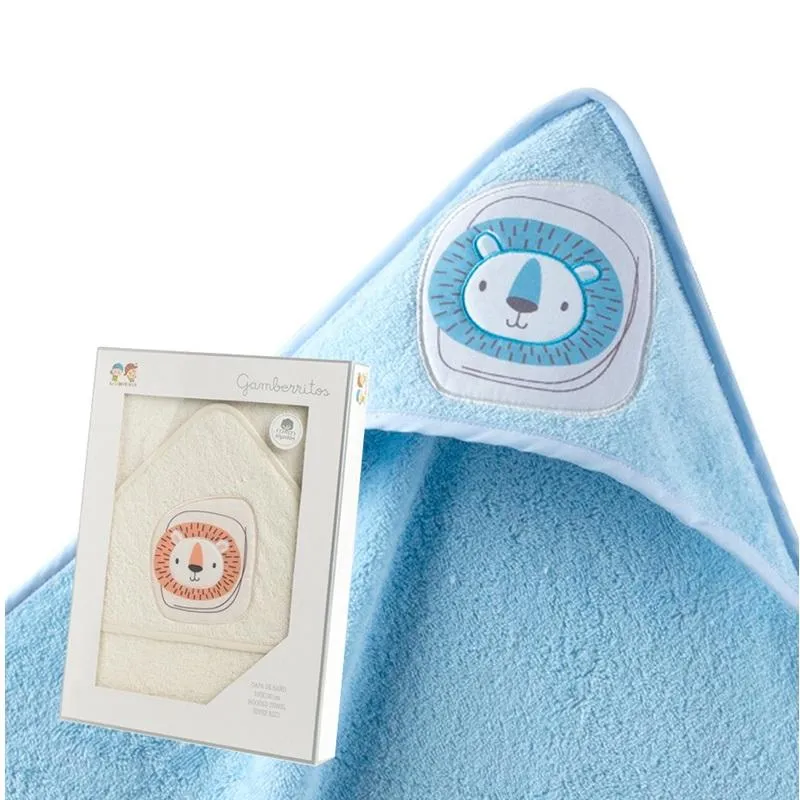 Capa de Baño bebé bordada León