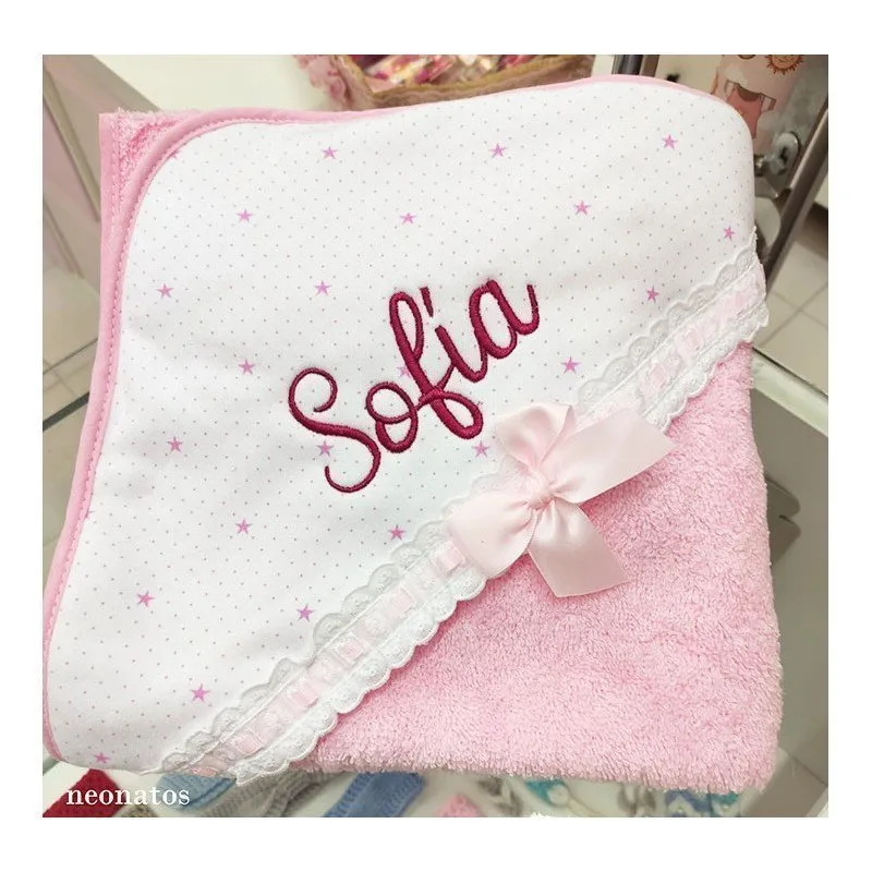 Capa de baño bebé personalizada