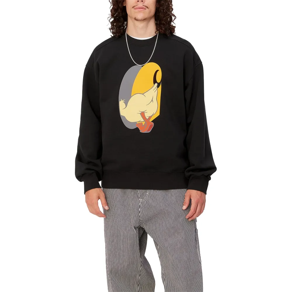 Carhartt felpa uomo Dead Kebab Knock Knock I032454.89.XX