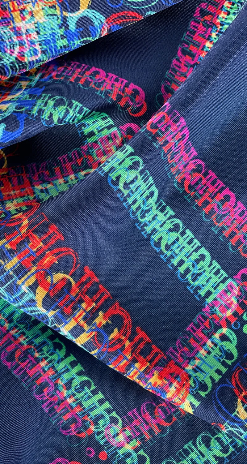 CAROLINA HERRERA Pañuelo Seda Multicolor