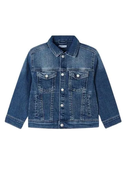 Cazadora Vaquera Mayoral Denim Medio Para Niño