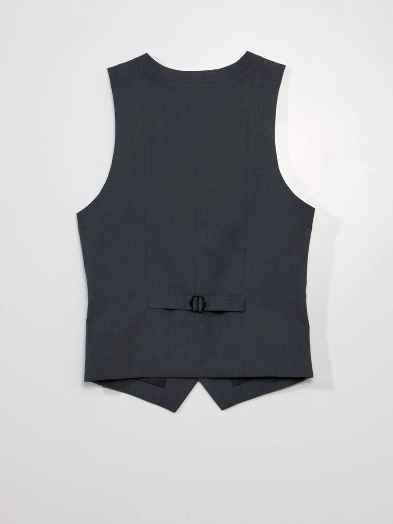 CHALECO DE TRAJE  GRIS