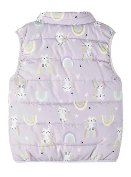 Chaleco Name It Mylane Lila para Niña
