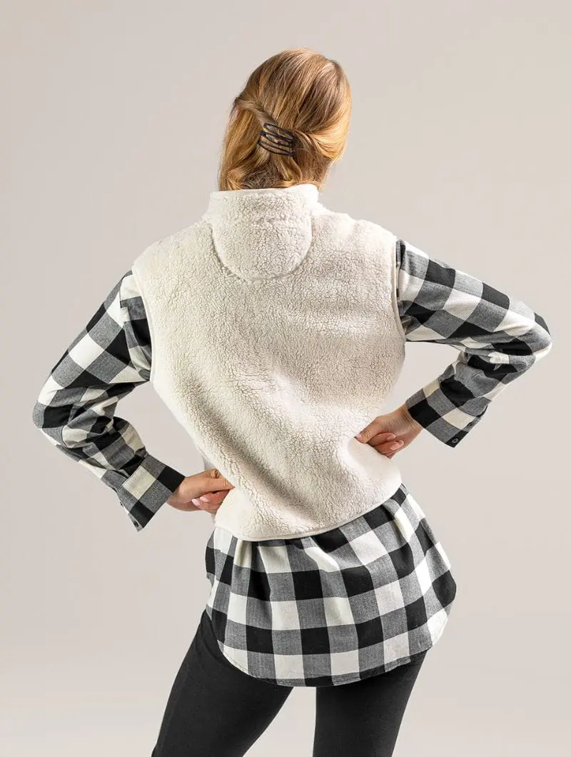 Chaleco polar mujer 100% algodón orgánico