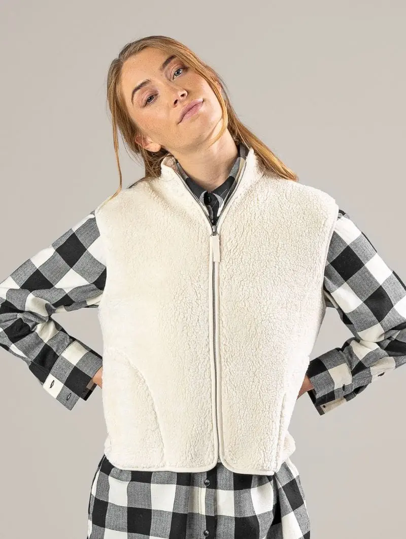 Chaleco polar mujer 100% algodón orgánico
