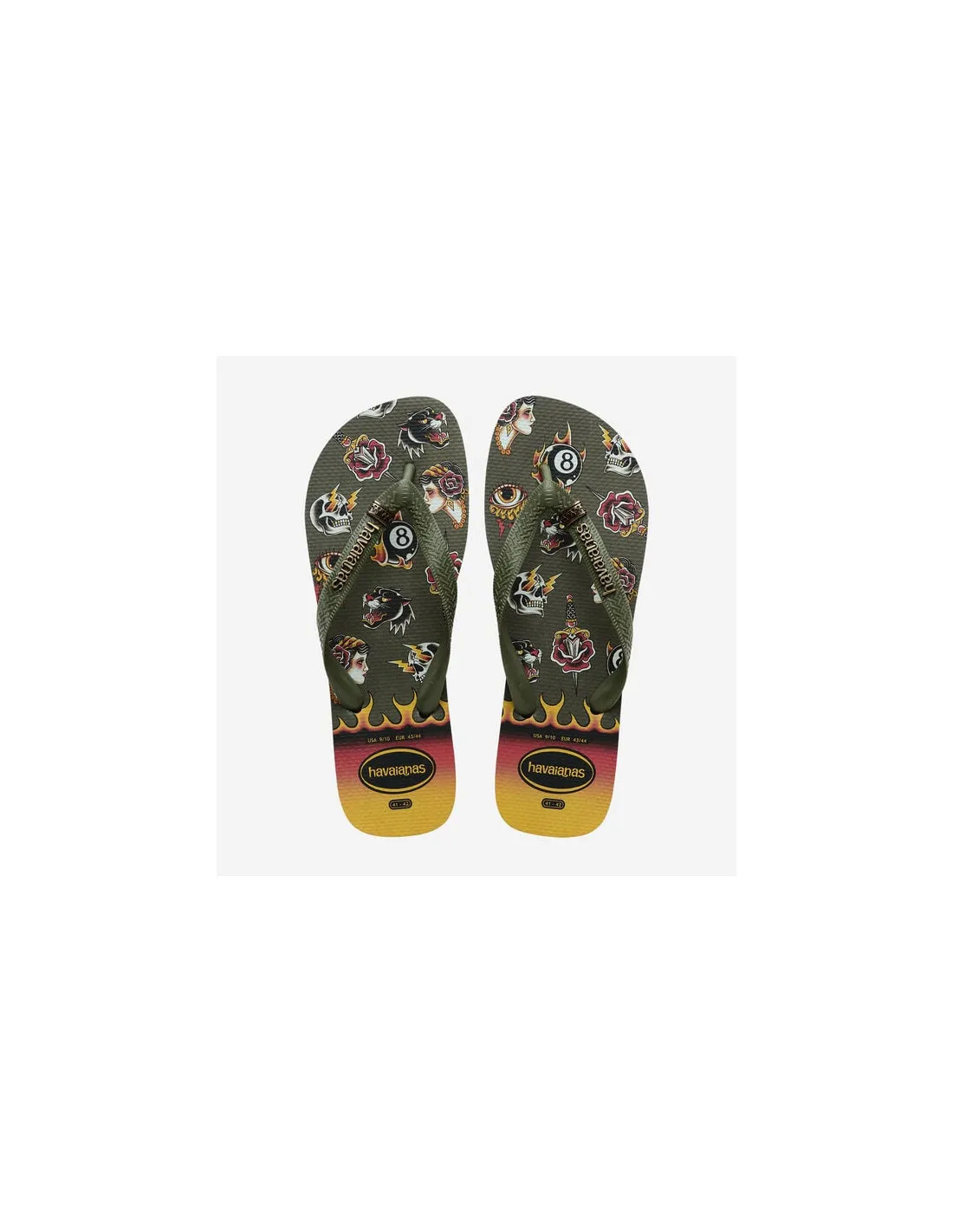 Chanclas Hombre Havaianas Top Tribo Green Olive