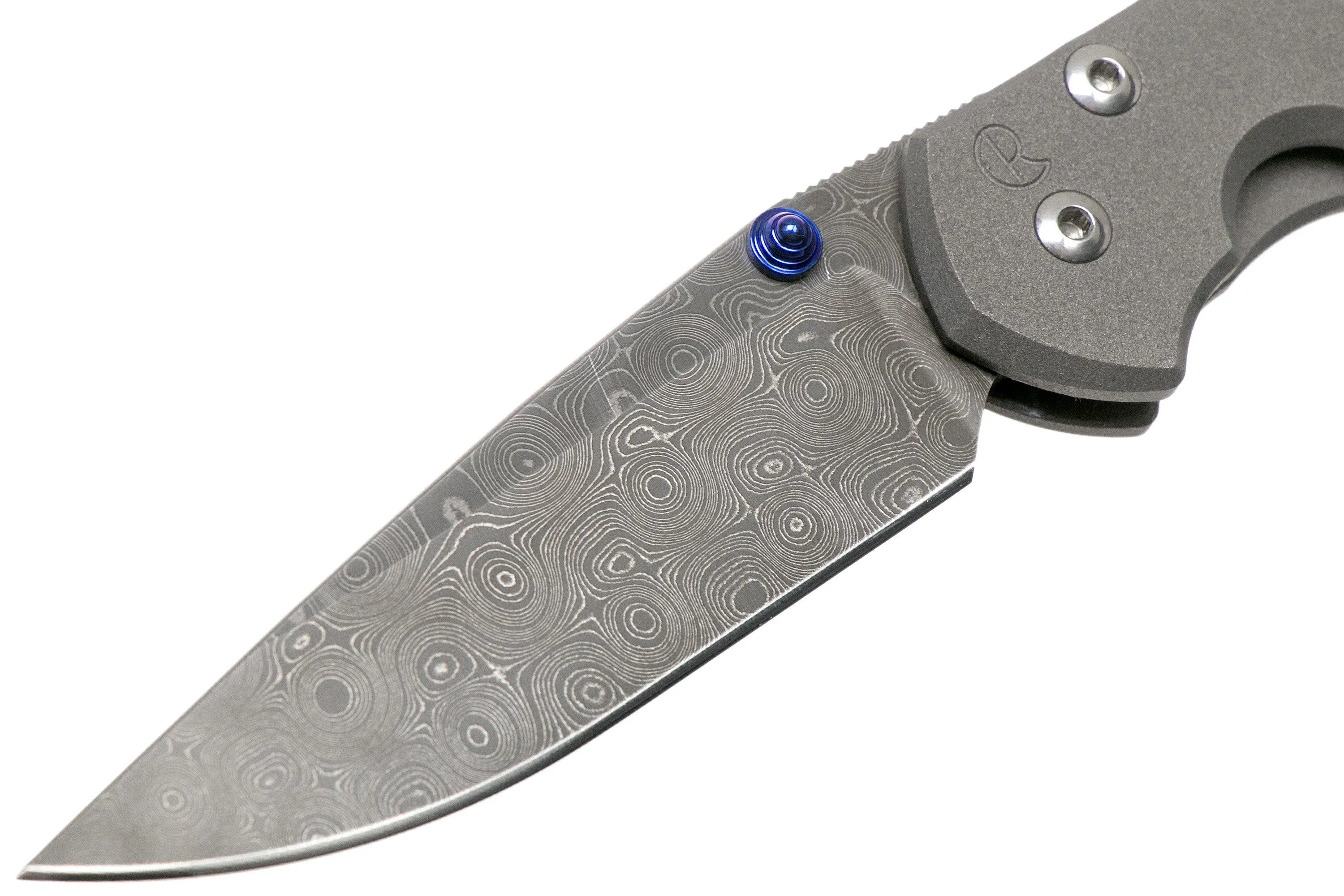 CHRIS REEVE SEBENZA 31 SMALL PLAIN, RAINDROP DAMASCUS DROP CRS311006 NAVAJA