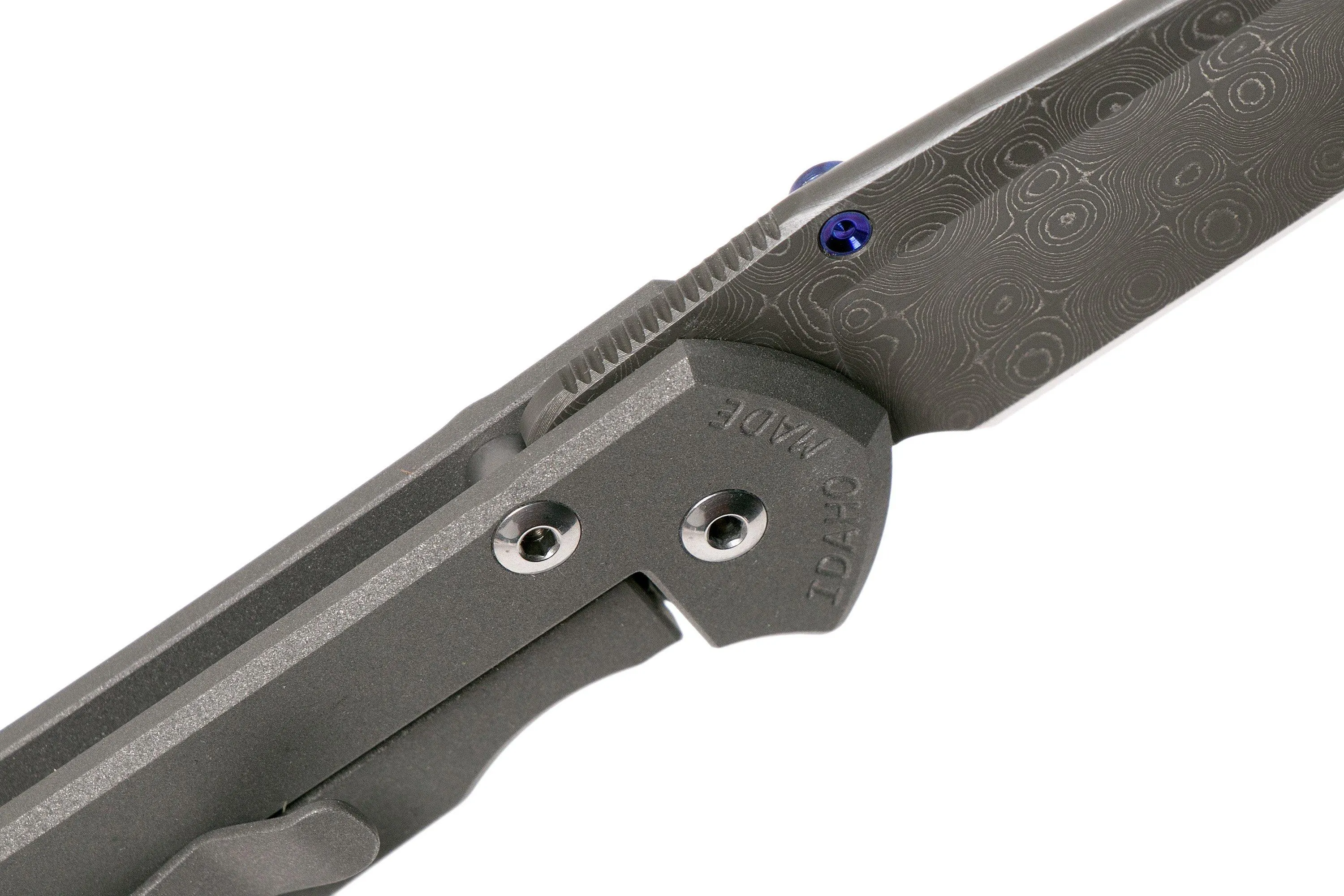 CHRIS REEVE SEBENZA 31 SMALL PLAIN, RAINDROP DAMASCUS DROP CRS311006 NAVAJA