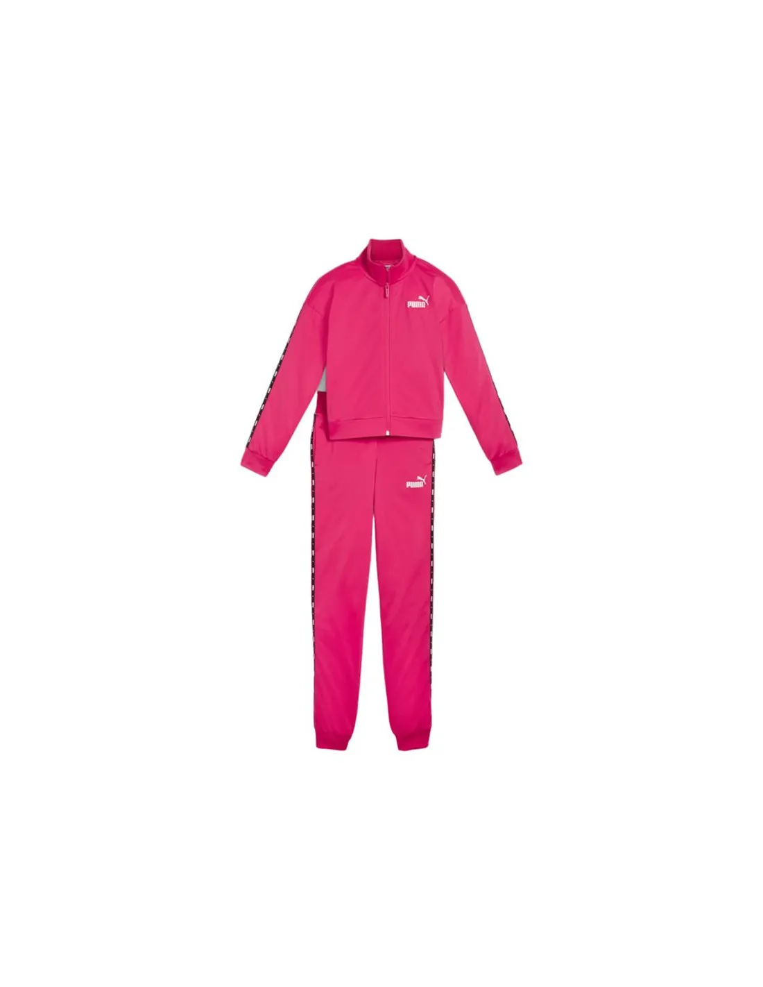 Chándal Puma Essentials Tape Tricot Rosa Infantil
