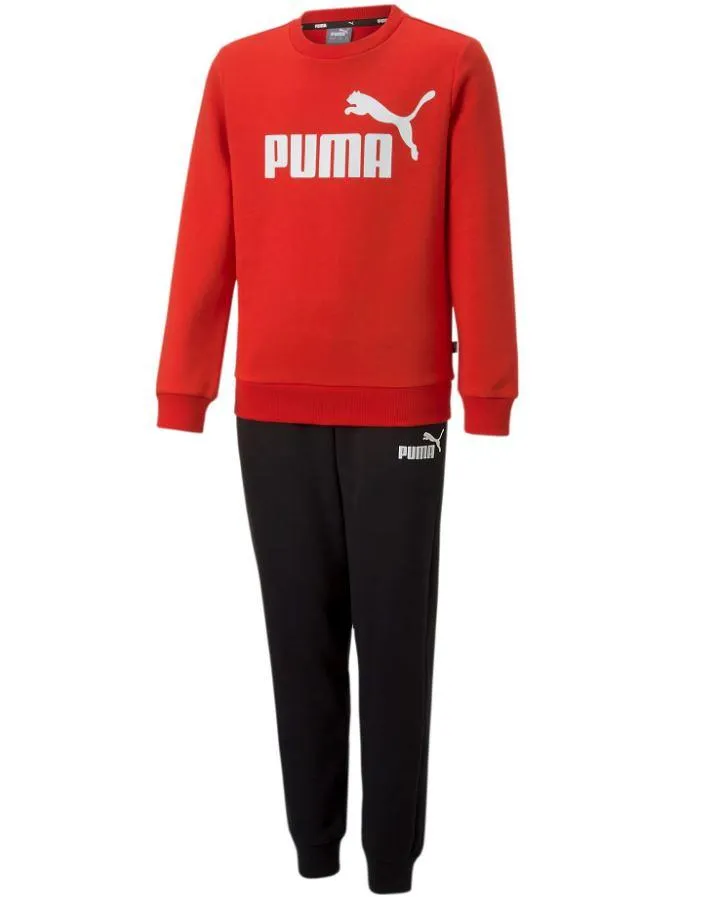 Chándal Puma No.1 Logo Sweat Suit Niños Rojo/Negro