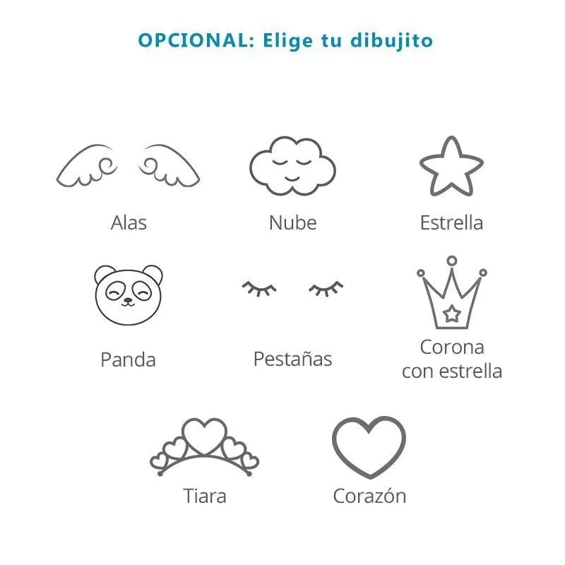 Cojín antivuelco bebé personalizado Dibujo