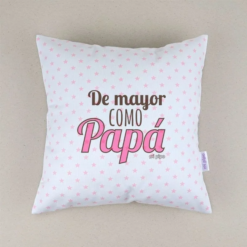 Cojín bebé De Mayor como Papá
